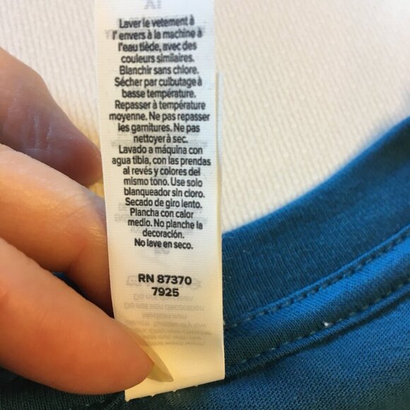 Do No Harm Take No Bull Graphic Tee Shirt XL Teal Blue Western Rodeo - Picture 7 of 7